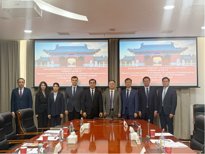 校领导会见乌兹别克斯坦塔什干国立技术大学（TASH TECH）校长一行